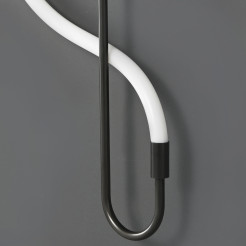 Lampa ścienna  czarna 90 cm ST-B3554 black