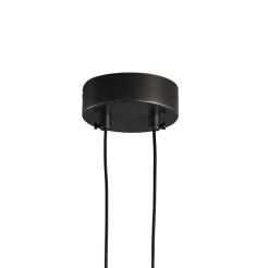 Lampa wisząca  led czarno złota 27 cm ST-D7774 black