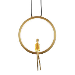 Lampa wisząca  led złota 27 cm ST-D7774 gold