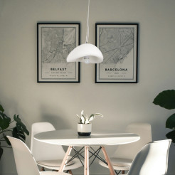 Lampa wisząca  biała 40 cm DN426-400