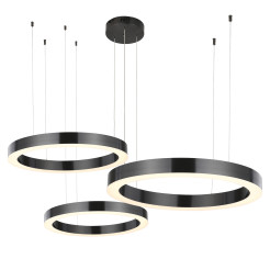 Lampa wisząca  60+80+100 LED TYTAN na 1 podsufitce ST-8848-60+80+100 black