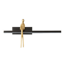 Lampa ścienna led  czarna 31 cm ST-B3578 black