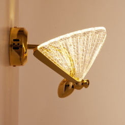 Lampa ścienna BEE LED złota 18 cm ST-W0612-1S