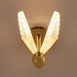 Lampa ścienna BEE LED złota 18 cm ST-W0612-1S
