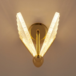 Lampa ścienna BEE LED złota 22 cm ST-W0612-1B