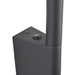 Lampa ścienna  czarna 43 cm MB81806-BK