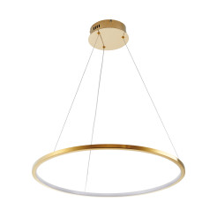 Lampa wisząca  60 LED złoty 60 cm ST-10112P-D600