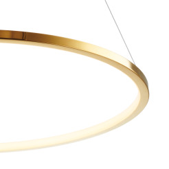 Lampa wisząca  60 LED złoty 60 cm ST-10112P-D600