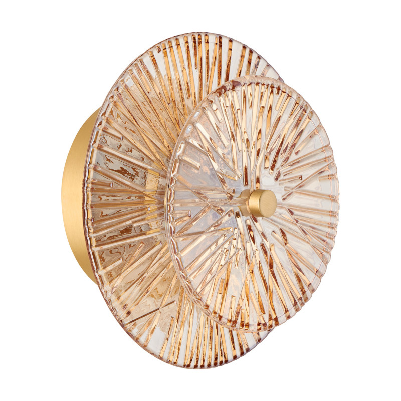 Lampa ścienna  LED bursztynowa 20 cm ST-3315-2 copper