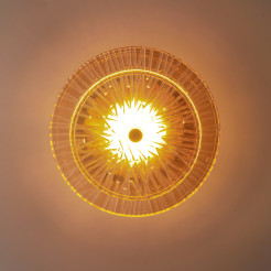 Lampa ścienna  LED bursztynowa 20 cm ST-3315-2 copper