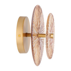 Lampa ścienna  LED bursztynowa 20 cm ST-3315-2 copper