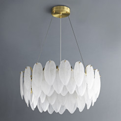 Lampa wisząca  biała 60 cm ST-6289-6