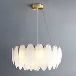 Lampa wisząca  biała 60 cm ST-6289-6