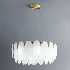 Lampa wisząca  biała 60 cm ST-6289-6
