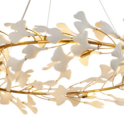 Lampa wisząca  złoto biała 100 cm XY080P-100