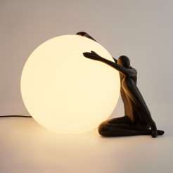 Lampa stołowa WOMAN-1 czarna 47 cm ST-6020-A black