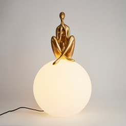 Lampa stołowa WOMAN-3 złota 35 cm ST-6022-C gold