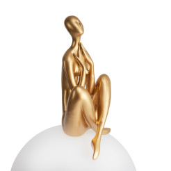 Lampa stołowa WOMAN-3 złota 35 cm ST-6022-C gold