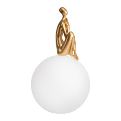 Lampa stołowa WOMAN-3 złota 35 cm ST-6022-C gold