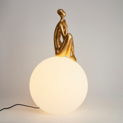 Lampa stołowa WOMAN-3 złota 35 cm ST-6022-C gold