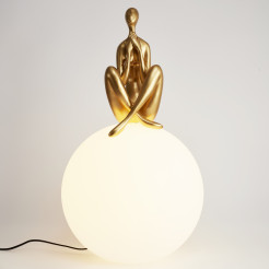 Lampa stołowa WOMAN-3 złota 35 cm ST-6022-C gold