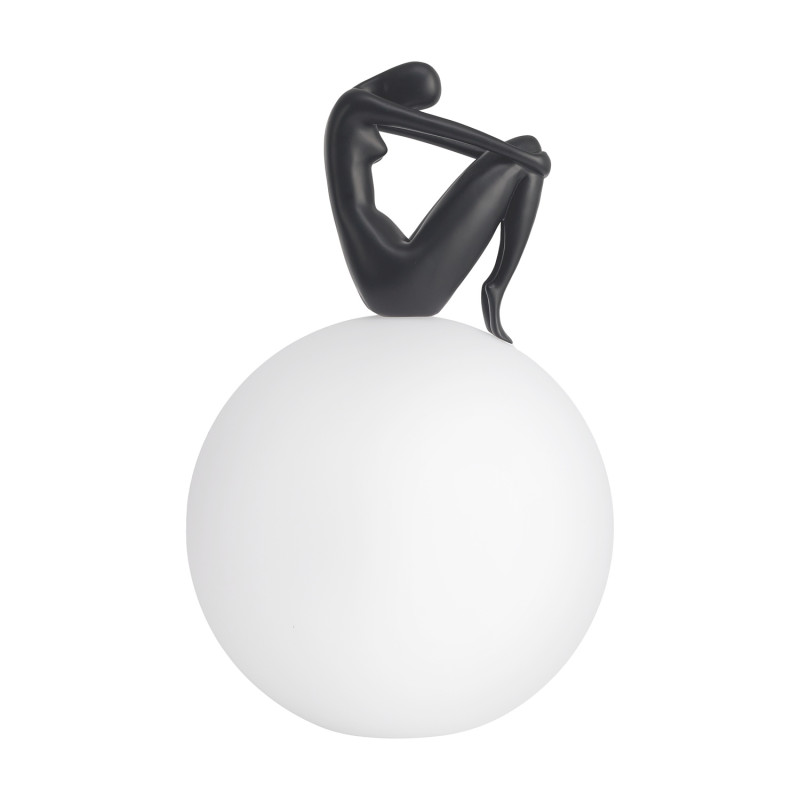 Lampa stołowa WOMAN-2 czarna 35 cm ST-6020-B black