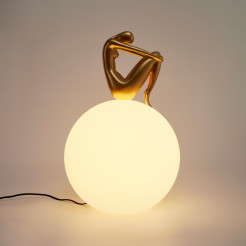 Lampa stołowa WOMAN-2 złota 35 cm ST-6022-B gold