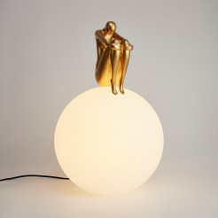 Lampa stołowa WOMAN-2 złota 35 cm ST-6022-B gold
