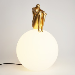 Lampa stołowa WOMAN-2 złota 35 cm ST-6022-B gold