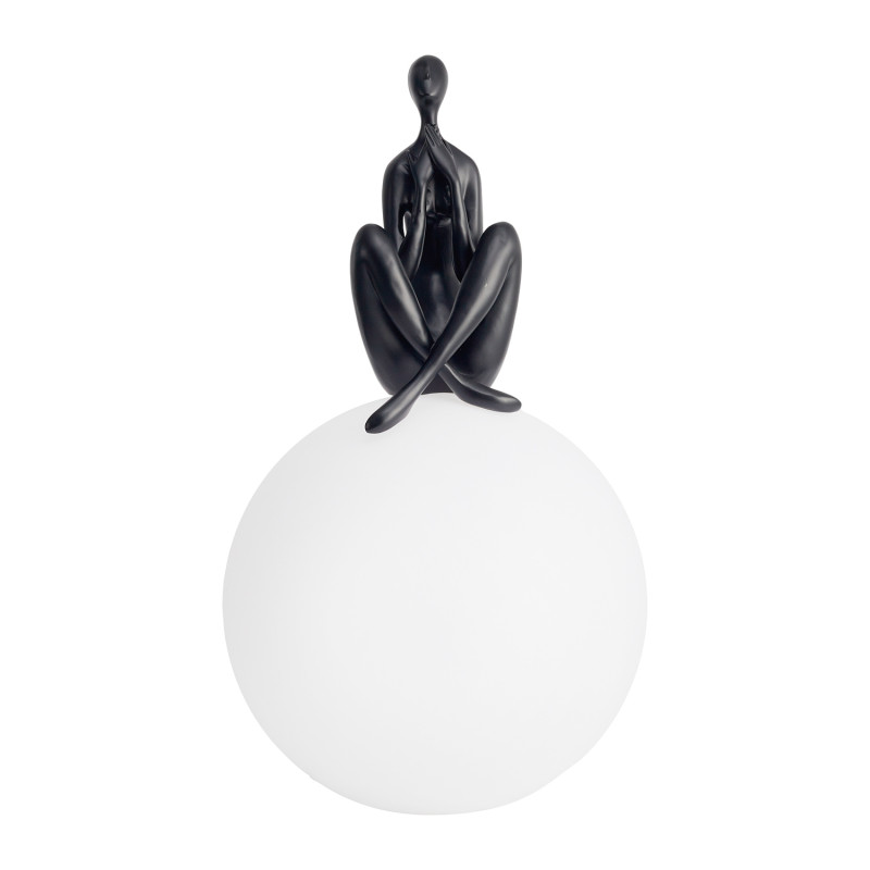 Lampa stołowa WOMAN-3 czarna 35 cm ST-6020-C black