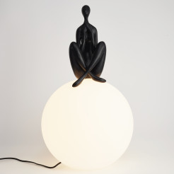 Lampa stołowa WOMAN-3 czarna 35 cm ST-6020-C black
