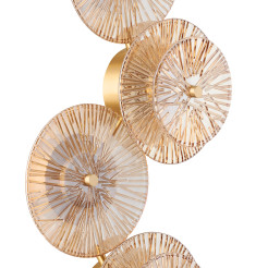 Lampa ścienna -4 LED bursztynowa 32 cm ST-3315-4 copper