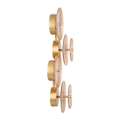 Lampa ścienna -4 LED bursztynowa 32 cm ST-3315-4 copper