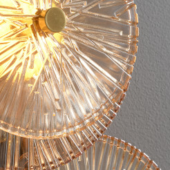 Lampa ścienna -4 LED bursztynowa 32 cm ST-3315-4 copper