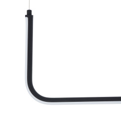 Lampa wisząca -1 LED czarna 80 cm MP0095-L80