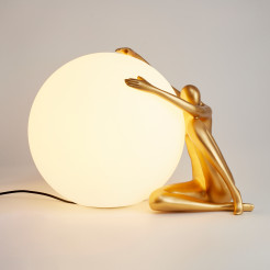 Lampa stołowa WOMAN-1 złota 47 cm ST-6022-A gold