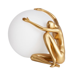 Lampa stołowa WOMAN-1 złota 47 cm ST-6022-A gold