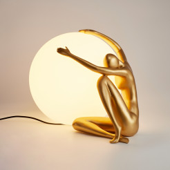 Lampa stołowa WOMAN-1 złota 47 cm ST-6022-A gold