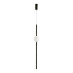 Lampa wisząca  LED 63 cm czarna ST-1689S-BK
