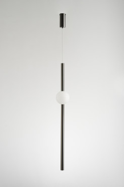 Lampa wisząca  LED 63 cm czarna ST-1689S-BK
