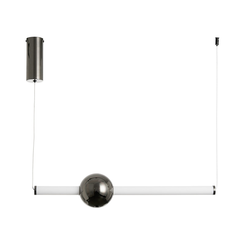 Lampa wisząca  LED 63 cm czarna ST-1688S-BK