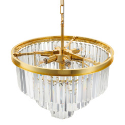Lampa wisząca  złota 50 cm DN915-50A