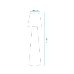 Lampa ogrodowa stojąca GARDENA M LED RGBW 16 kolorów 120 cm ES-DC005
