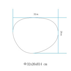 Lampa ogrodowa kamień PEBBLE S LED RGBW 16 kolorów 32 cm ES-ST003