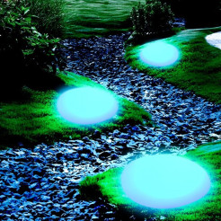 Lampa ogrodowa kamień PEBBLE S LED RGBW 16 kolorów 32 cm ES-ST003