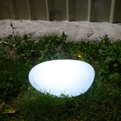 Lampa ogrodowa kamień PEBBLE M LED RGBW 16 kolorów 32 cm ES-ST004