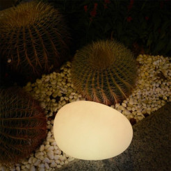 Lampa ogrodowa kamień PEBBLE M LED RGBW 16 kolorów 32 cm ES-ST004