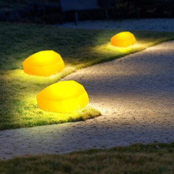 Lampa ogrodowa kamień DIAMOND S LED RGBW 16 kolorów 27 cm ES-ST013