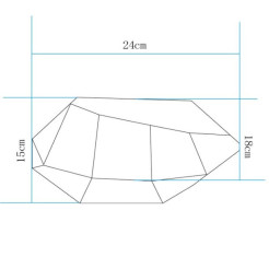 Lampa ogrodowa kamień DIAMOND S LED RGBW 16 kolorów 27 cm ES-ST013