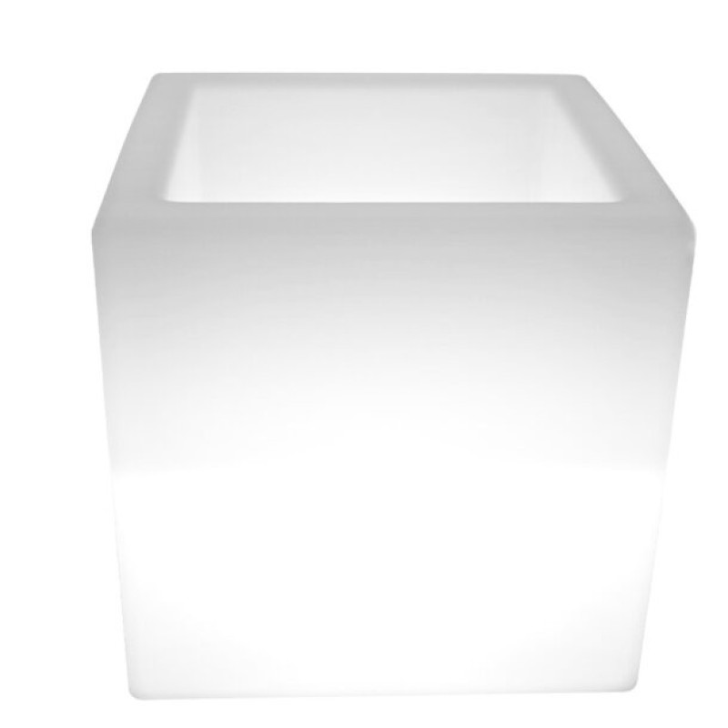 Lampa ogrodowa donica FLOWER CUBE LED RGBW 16 kolorów 40 cm ES-FL008